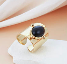 Load image into Gallery viewer, Black Turquoise Ring