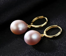 Load image into Gallery viewer, Freshwater Drop Mini Pearls white earrings