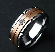 Load image into Gallery viewer, Two Tone Gentlemen Ring