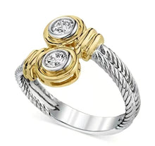 Load image into Gallery viewer, Silver &amp; Gold ring
