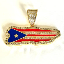 Load image into Gallery viewer, Mapa de Puerto Rico bandera