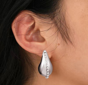 Rhinestone Drop Earrings