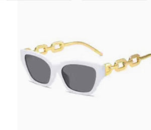 Vintage White Sunglasses