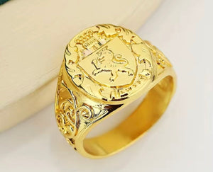 Royal Lion Shield Ring