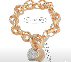 Alice Hearts Bracelet