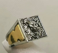 Load image into Gallery viewer, Lion Head W/ Secret Compartment Ring