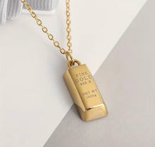 Load image into Gallery viewer, Golden Bar Necklace