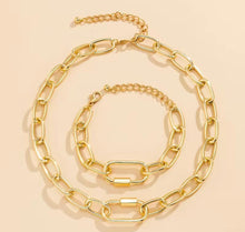 Load image into Gallery viewer, O Necklace &amp; Bracelet Set