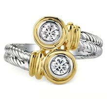 Load image into Gallery viewer, Silver &amp; Gold ring