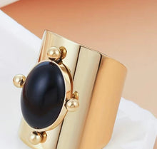 Load image into Gallery viewer, Black Turquoise Ring