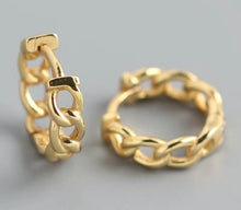 Load image into Gallery viewer, Mini Chain link earrings