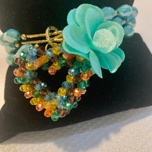 Load image into Gallery viewer, MULTI HEART AND FLOWER BRACELET