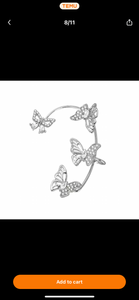 Butterfly 🦋 ear cuff
