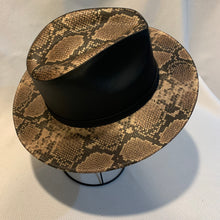 Load image into Gallery viewer, BROWN PYTHON HAT