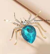Load image into Gallery viewer, Aqua Blue Widow Ring